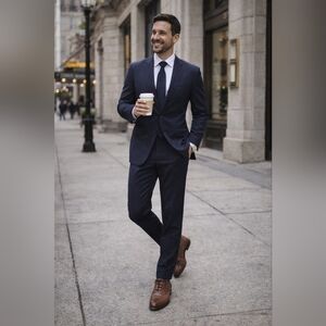 Barker Black Bespoke Wingtip Oxfords Brown Leather Handmade England Size 10.5